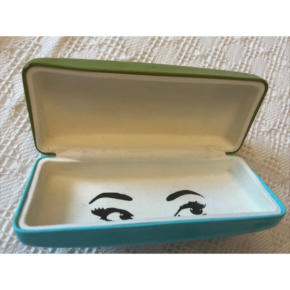 Kate Spade New York Sunglasses Hard Case Teal And Green *READ*